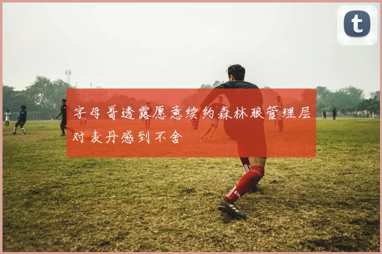 字母哥透露愿意续约森林狼管理层对麦丹感到不舍